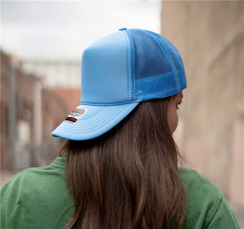 OTTO CAP 5 Panel High Crown Mesh Back Trucker Hat