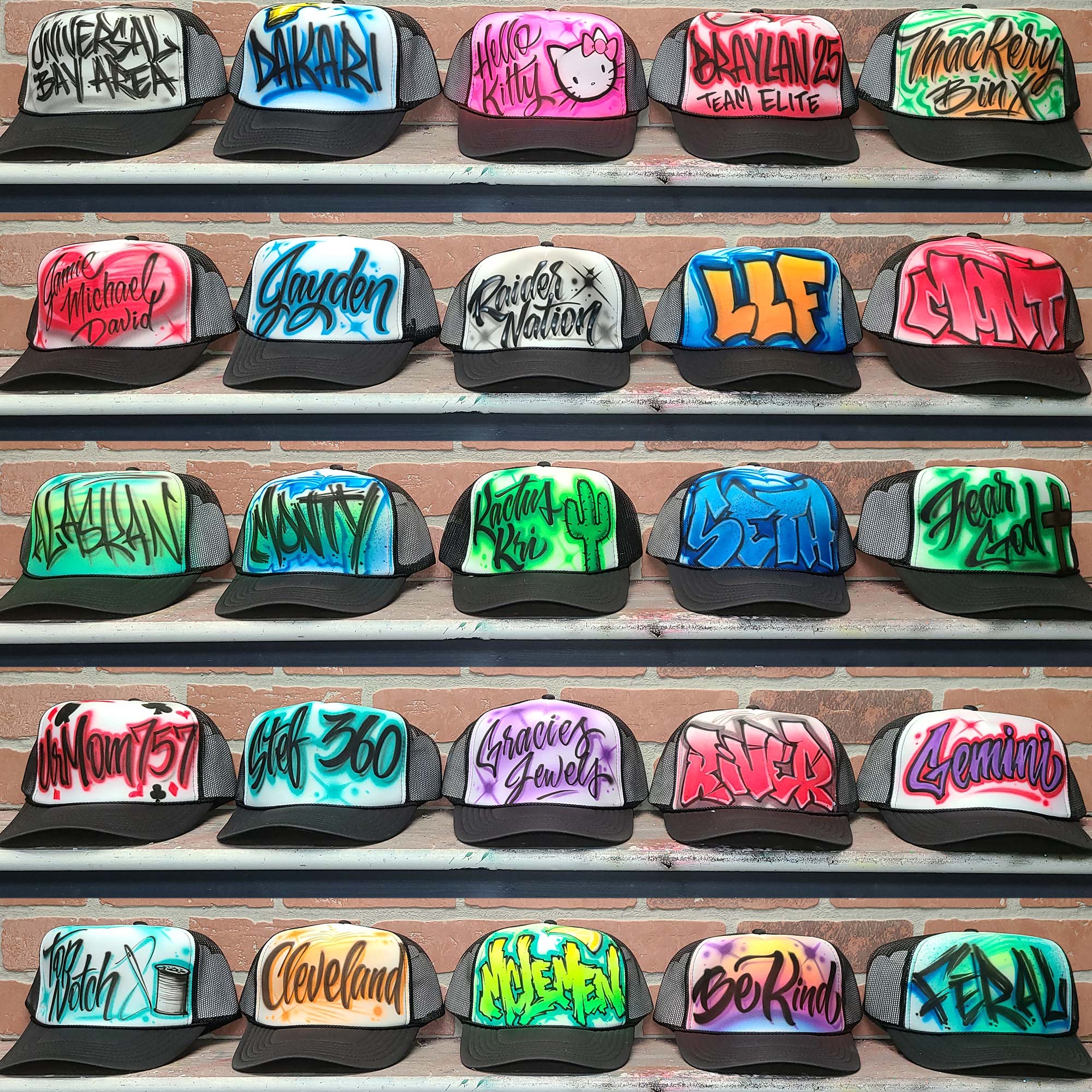 OTTO CAP 5 Panel High Crown Mesh Back Trucker Hat