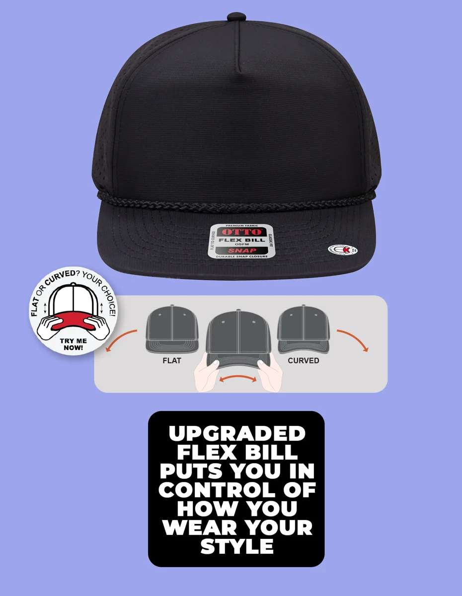 OTTO CAP OTTO SNAP 5 Panel Pro Style Snapback Hat