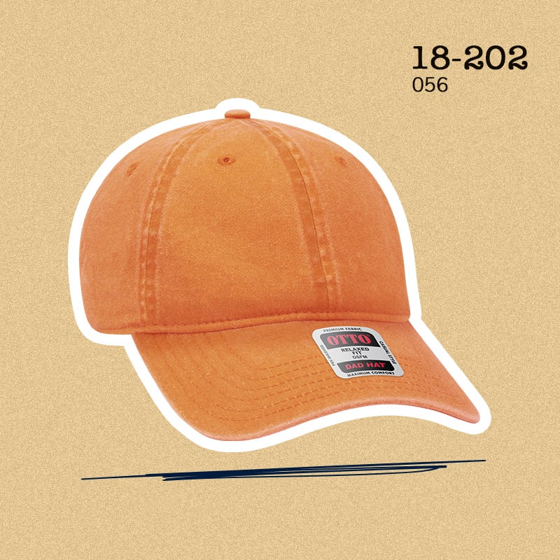 OTTO CAP 6 Panel Low Profile Dad Hat