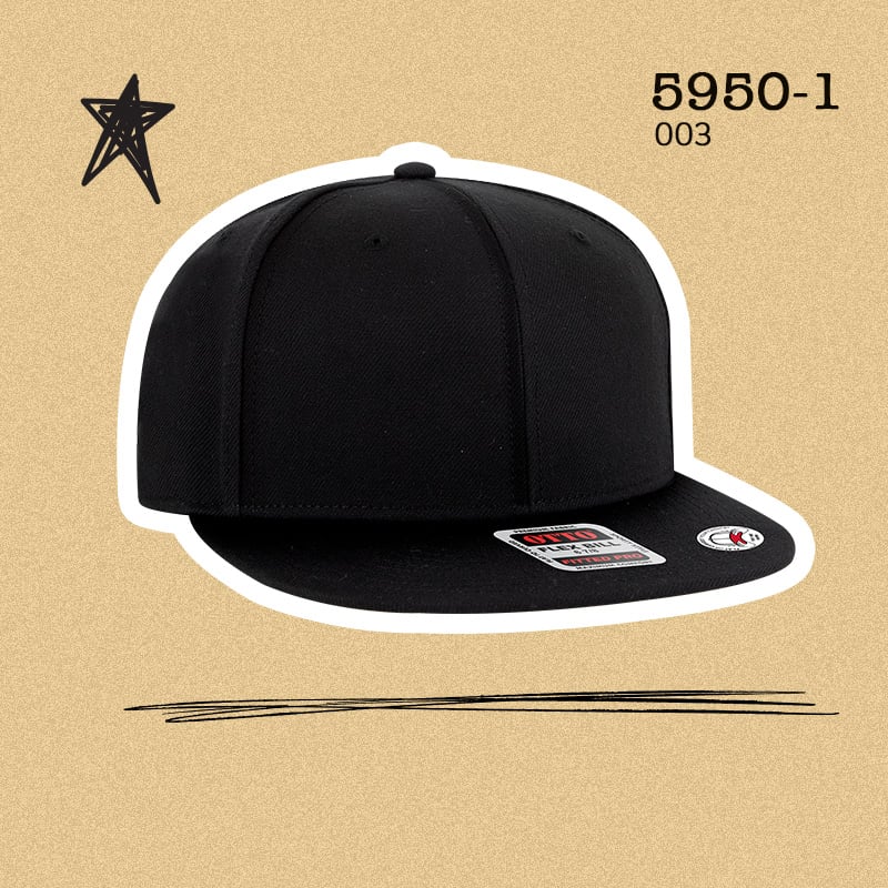 OTTO CAP “OTTO FIT” 6 Panel Pro Style Fitted Cap