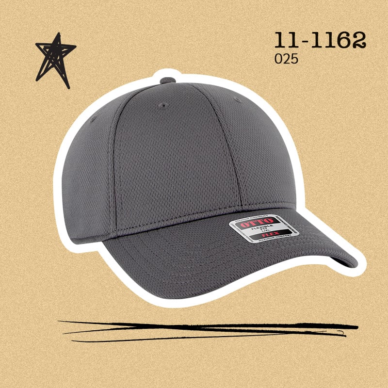 OTTO CAP OTTO FLEX Fitted 6 Panel Low Profile Baseball Cap