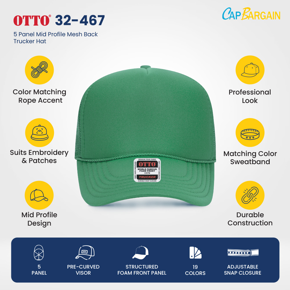 Shop OTTO Cap 32-467 Mesh Back Hats Wholesale