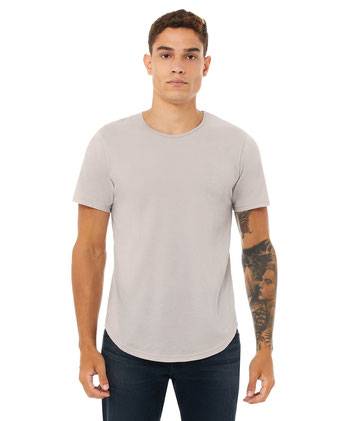 BELLA + CANVAS Jersey Curved Hem Tee 3003C