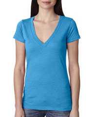 Women’s Triblend Deep V-Neck T-Shirt