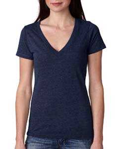Next Level Women’s Triblend Deep V-Neck T-Shirt 6740