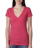 Women’s Triblend Deep V-Neck T-Shirt