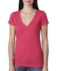Women’s Triblend Deep V-Neck T-Shirt