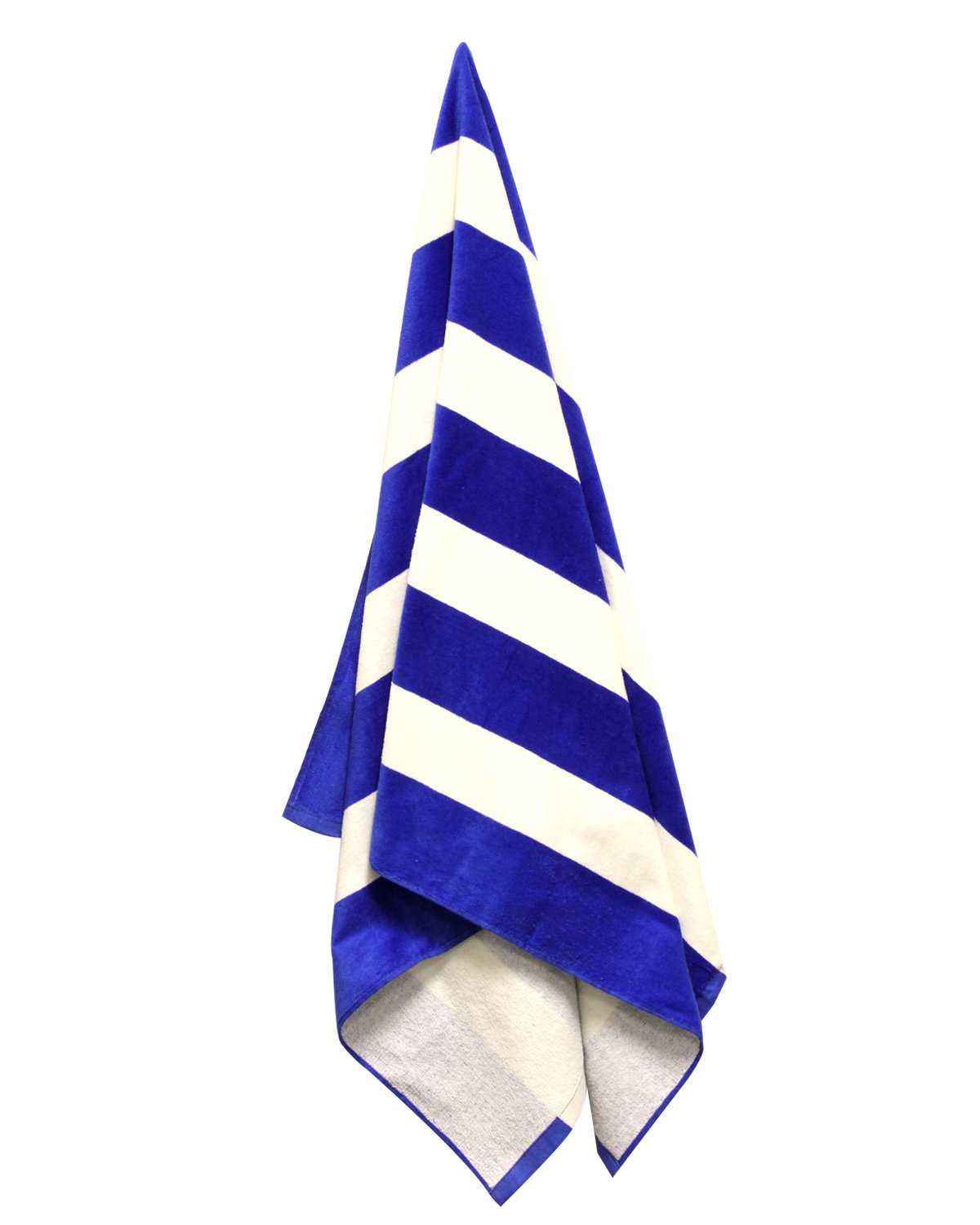 Cabana Stripe Velour Beach Towel