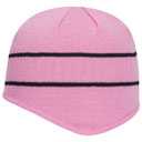 100-630 Acrylic Knit Beanie with Stripes