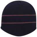100-630 Acrylic Knit Beanie with Stripes