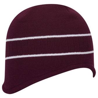 100-630 Acrylic Knit Beanie with Stripes