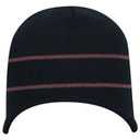 100-630 Acrylic Knit Beanie with Stripes