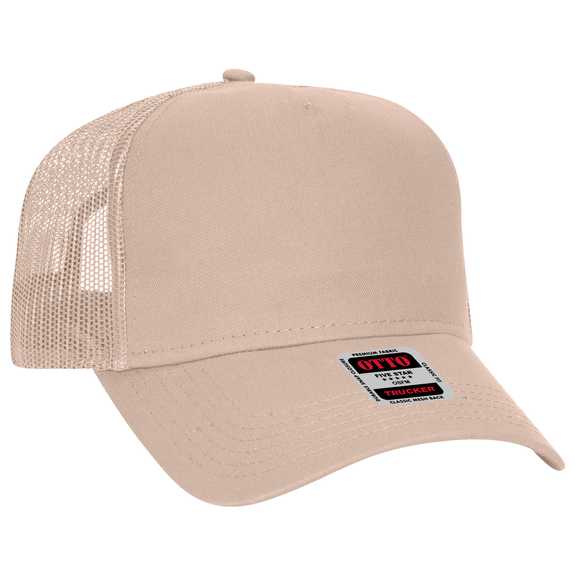 102-664 Cotton Twill Five Panel Low Profile Pro Style Mesh Back Caps 102-664 Cotton Twill Five Panel Low Profile Pro Style Mesh Back Caps