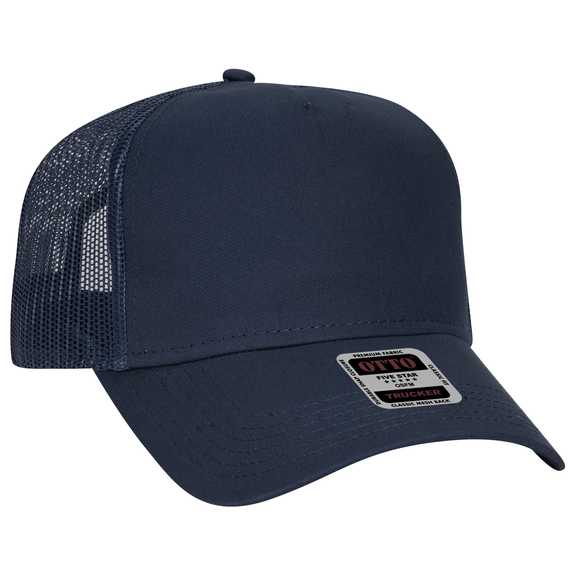 102-664 Cotton Twill Five Panel Low Profile Pro Style Mesh Back Caps 102-664 Cotton Twill Five Panel Low Profile Pro Style Mesh Back Caps
