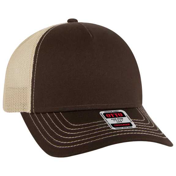 102-664 Cotton Twill Five Panel Low Profile Pro Style Mesh Back Caps 102-664 Cotton Twill Five Panel Low Profile Pro Style Mesh Back Caps