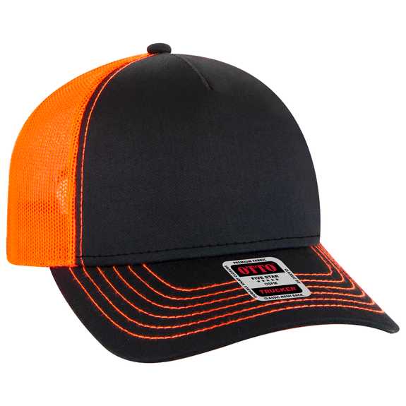102-664 Cotton Twill Five Panel Low Profile Pro Style Mesh Back Caps 102-664 Cotton Twill Five Panel Low Profile Pro Style Mesh Back Caps