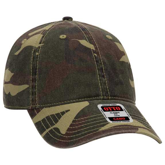 103-713 OTTO CAP Camouflage 6 Panel Low Profile Baseball Cap 103-713 OTTO CAP Camouflage 6 Panel Low Profile Baseball Cap