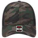 105-1247 Cotton Twill Low Profile Camo Cap with Mesh Back