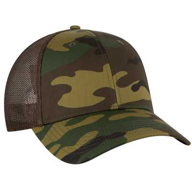 105-1247 Cotton Twill Low Profile Camo Cap with Mesh Back 105-1247 Cotton Twill Low Profile Camo Cap with Mesh Back