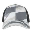105-1247 Cotton Twill Low Profile Camo Cap with Mesh Back