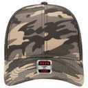 105-1247 Cotton Twill Low Profile Camo Cap with Mesh Back