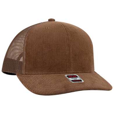 112-1 OTTO Cap 6 Panel Mid Profile Mesh Back Trucker Hat 112-1 OTTO Cap 6 Panel Mid Profile Mesh Back Trucker Hat