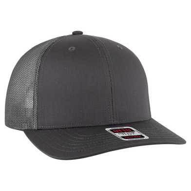 112-1 OTTO Cap 6 Panel Mid Profile Mesh Back Trucker Hat 112-1 OTTO Cap 6 Panel Mid Profile Mesh Back Trucker Hat