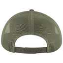 112-1 OTTO Cap 6 Panel Mid Profile Mesh Back Trucker Hat
