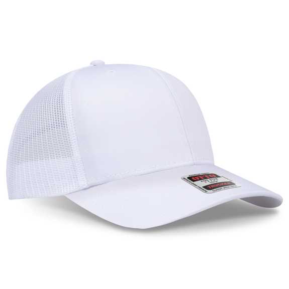 112-1 OTTO Cap 6 Panel Mid Profile Mesh Back Trucker Hat 112-1 OTTO Cap 6 Panel Mid Profile Mesh Back Trucker Hat