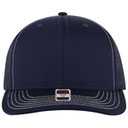 112-1 OTTO Cap 6 Panel Mid Profile Mesh Back Trucker Hat