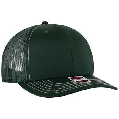 112-1 OTTO Cap 6 Panel Mid Profile Mesh Back Trucker Hat 112-1 OTTO Cap 6 Panel Mid Profile Mesh Back Trucker Hat