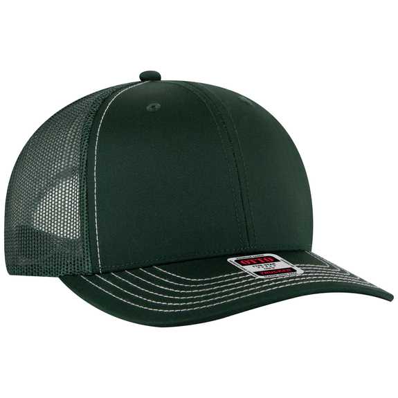 112-1 OTTO Cap 6 Panel Mid Profile Mesh Back Trucker Hat 112-1 OTTO Cap 6 Panel Mid Profile Mesh Back Trucker Hat