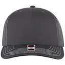 112-1 OTTO Cap 6 Panel Mid Profile Mesh Back Trucker Hat