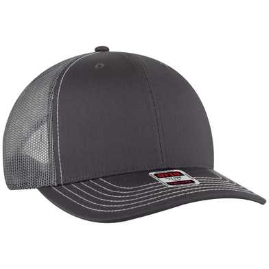 112-1 OTTO Cap 6 Panel Mid Profile Mesh Back Trucker Hat 112-1 OTTO Cap 6 Panel Mid Profile Mesh Back Trucker Hat
