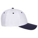 12-267 "Otto Flex" Stretchable Deluxe Brushed Cotton Twill Sandwich Visor Low Profile Pro Style Caps (S/M)