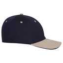 12-267 "Otto Flex" Stretchable Deluxe Brushed Cotton Twill Sandwich Visor Low Profile Pro Style Caps (S/M)