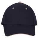 12-267 "Otto Flex" Stretchable Deluxe Brushed Cotton Twill Sandwich Visor Low Profile Pro Style Caps (S/M)