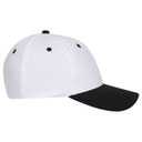 12-267 "Otto Flex" Stretchable Deluxe Brushed Cotton Twill Sandwich Visor Low Profile Pro Style Caps (S/M)