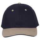 12-267 "Otto Flex" Stretchable Deluxe Brushed Cotton Twill Sandwich Visor Low Profile Pro Style Caps (S/M)
