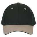 12-267 "Otto Flex" Stretchable Deluxe Brushed Cotton Twill Sandwich Visor Low Profile Pro Style Caps (S/M)