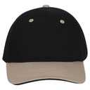 12-267 "Otto Flex" Stretchable Deluxe Brushed Cotton Twill Sandwich Visor Low Profile Pro Style Caps (S/M)