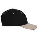 12-267 "Otto Flex" Stretchable Deluxe Brushed Cotton Twill Sandwich Visor Low Profile Pro Style Caps (S/M)