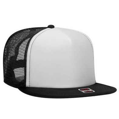 132-1037 OTTO CAP "OTTO SNAP" 5 Panel High Crown Mesh Back Trucker Snapback Hat 132-1037 OTTO CAP "OTTO SNAP" 5 Panel High Crown Mesh Back Trucker Snapback Hat