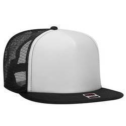 132-1037 OTTO CAP "OTTO SNAP" 5 Panel High Crown Mesh Back Trucker Snapback Hat 132-1037 OTTO CAP "OTTO SNAP" 5 Panel High Crown Mesh Back Trucker Snapback Hat