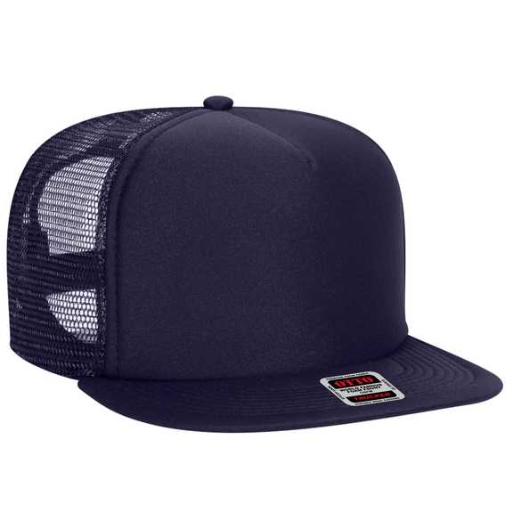 132-1037 OTTO CAP "OTTO SNAP" 5 Panel High Crown Mesh Back Trucker Snapback Hat 132-1037 OTTO CAP "OTTO SNAP" 5 Panel High Crown Mesh Back Trucker Snapback Hat