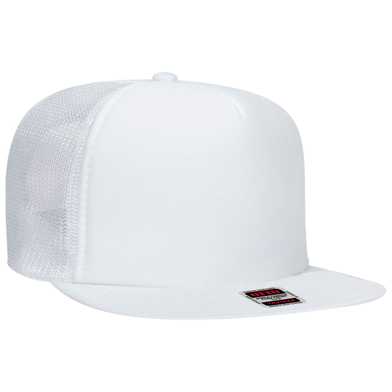 132-1037 OTTO CAP "OTTO SNAP" 5 Panel High Crown Mesh Back Trucker Snapback Hat 132-1037 OTTO CAP "OTTO SNAP" 5 Panel High Crown Mesh Back Trucker Snapback Hat