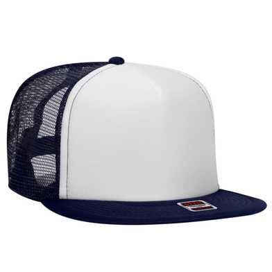 132-1037 OTTO CAP "OTTO SNAP" 5 Panel High Crown Mesh Back Trucker Snapback Hat 132-1037 OTTO CAP "OTTO SNAP" 5 Panel High Crown Mesh Back Trucker Snapback Hat
