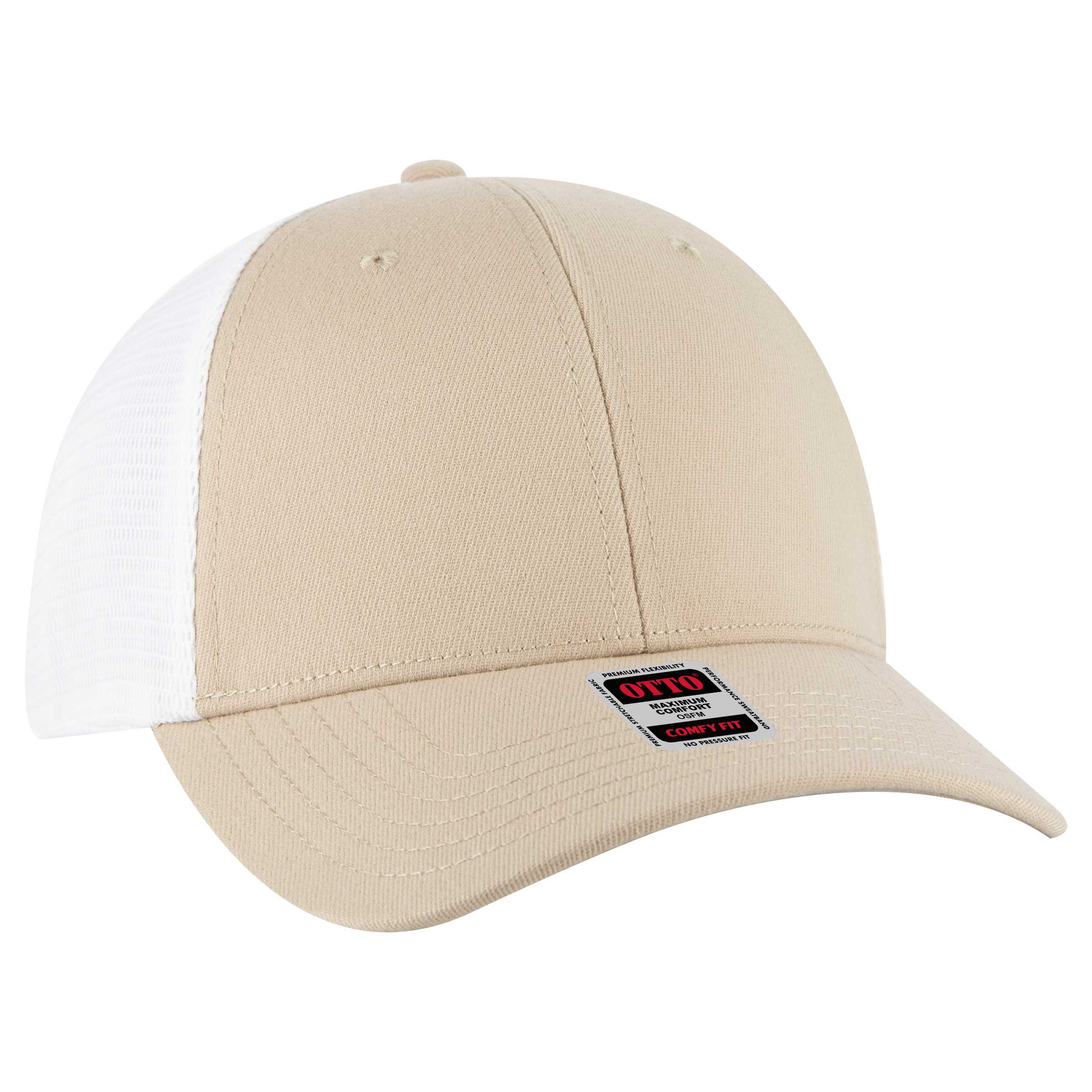 135-1 OTTO CAP "OTTO COMFY FIT" 6 Panel Low Profile Mesh Back Trucker Hat