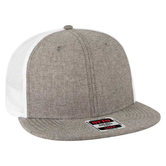 141-1070 OTTO CAP "OTTO SNAP" 6 Panel Pro Style Mesh Back Trucker Snapback Hat 141-1070 OTTO CAP "OTTO SNAP" 6 Panel Pro Style Mesh Back Trucker Snapback Hat